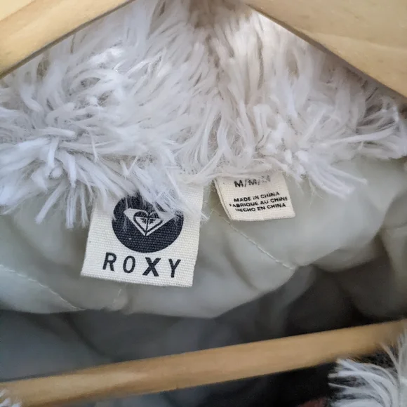 Roxy Multicolor Striped Pea Coat - Picture 4 of 4